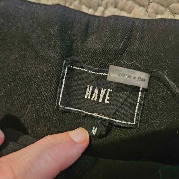 HAVE Black High Waisted Shorts for Women size Medium - Picture 3 of 3